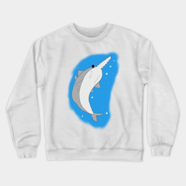 Sawfish Crewneck Sweatshirt by Introverted_Sawfish